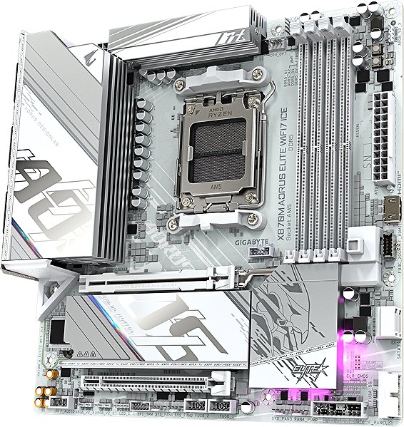 Motherboard GIGABYTE X870M AORUS ELITE WIFI7 ICE ...