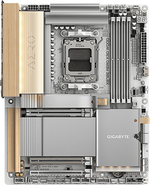 Motherboard GIGABYTE X870E AERO X3D WOOD ...
