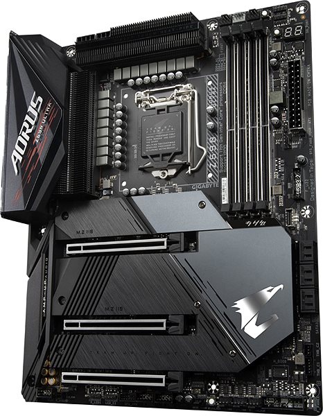 Motherboard GIGABYTE Z590 AORUS ULTRA Lateral view
