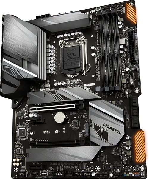Motherboard GIGABYTE Z590 GAMING X Lateral view