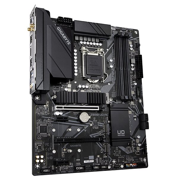 Motherboard GIGABYTE Z590 UD AC Lateral view