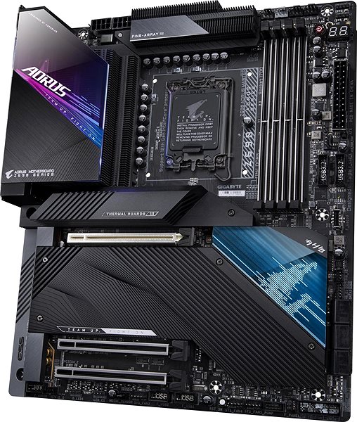 Motherboard GIGABYTE Z690 AORUS MASTER Lateral view
