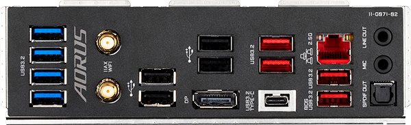 Motherboard GIGABYTE Z690 AORUS ULTRA Connectivity (ports)