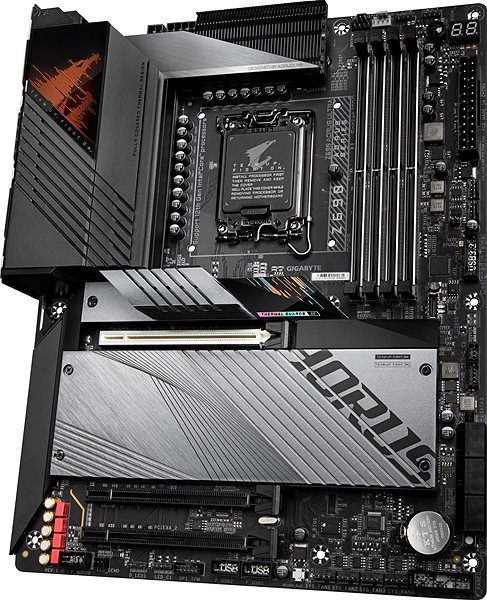 Motherboard GIGABYTE Z690 AORUS ULTRA Lateral view