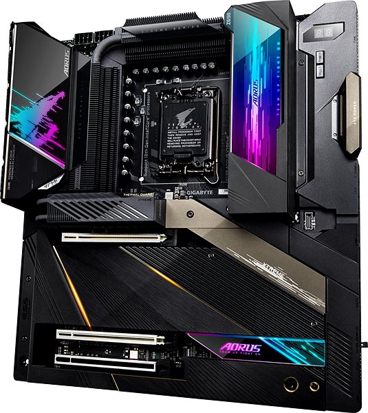 Motherboard GIGABYTE Z690 AORUS XTREME Lateral view