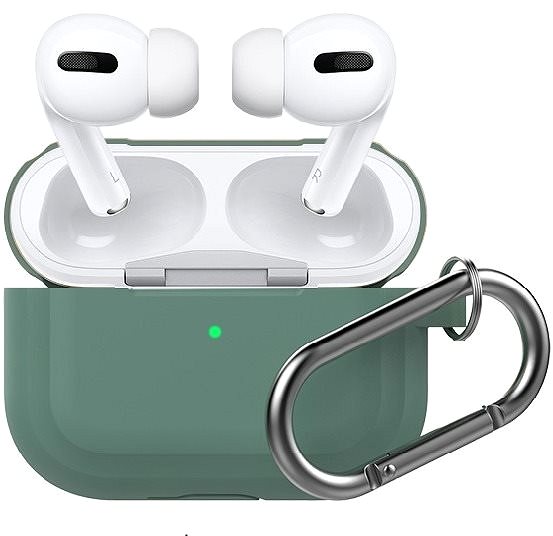 Headphone Case AhaStyle Silicone Case AirPods Pro Midnight Green Features/technology