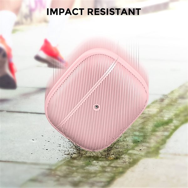Kopfhörer-Hülle Ahastyle Silikonhülle für AirPods 3 - Pink Mermale/Technologie