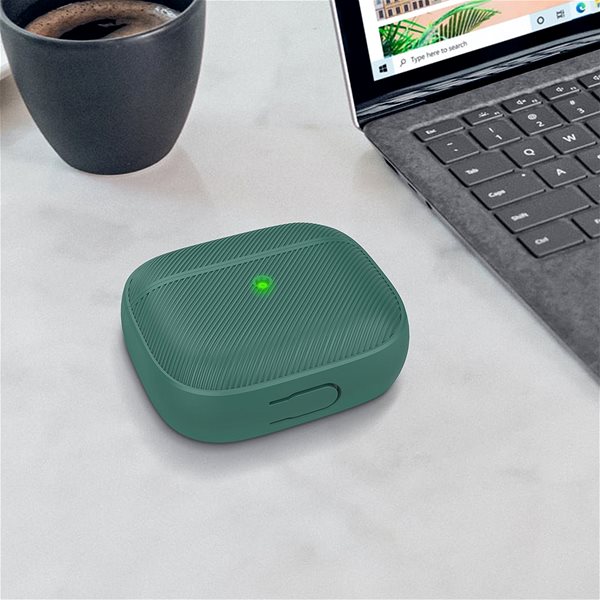 Headphone Case Ahastyle Silicone Cover for AirPods 3 Green Lifestyle