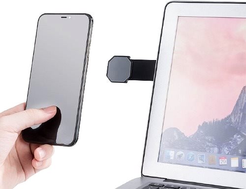 Phone Holder AhaStyle Extension Mobile Phone Holder for Laptop, Black Lifestyle