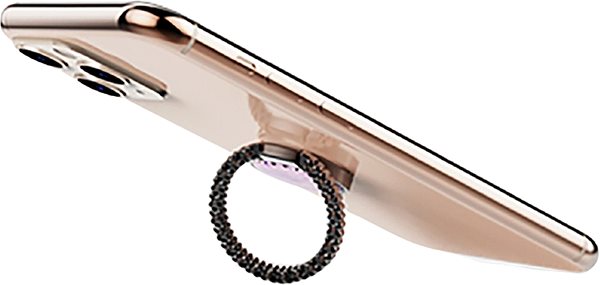 Phone Holder AhaStyle Aluminium Magnetic Finger Holder, Dark Grey Lifestyle