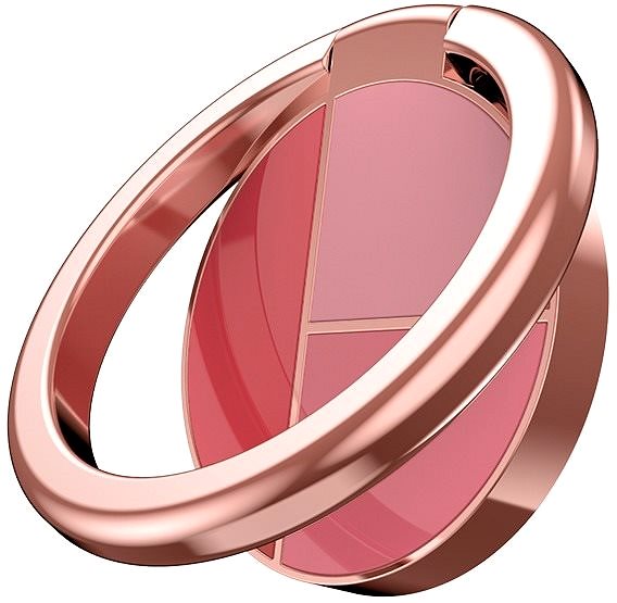 Držiak na mobil AhaStyle hliníkový magnetický držiak na prst pink Lifestyle