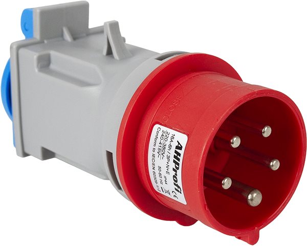 Adapter AhProfi reduction from 400 V to 230 V Back page