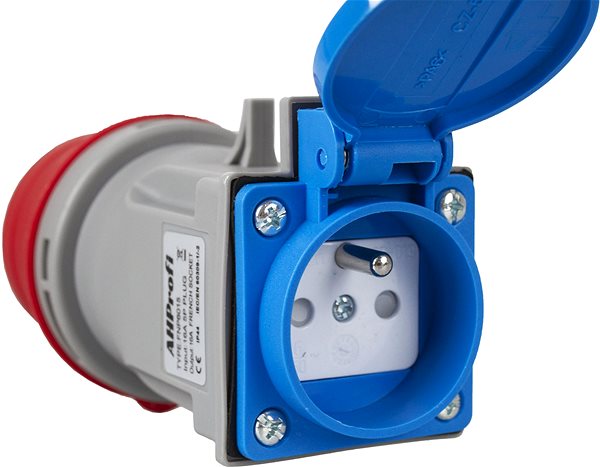 Adapter AhProfi reduction from 400 V to 230 V Lateral view