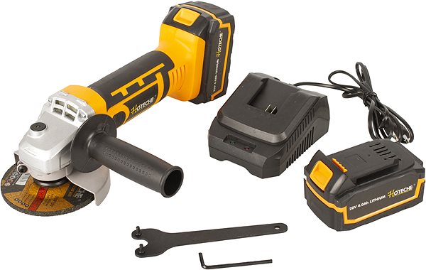 Úhlová bruska Hoteche AKU úhlová bruska 20V, O 115 mm, 8000 ot/min - HTP800110 Příslušenství