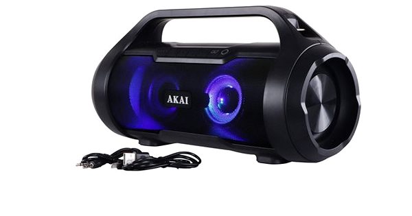 Bluetooth Speaker AKAI ABTS-50 Lateral view