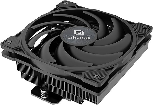 AKASA ALUCIA H6LS M2 Black CPU cooler.