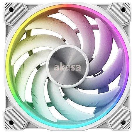 Ventilátor do PC AKASA SOHO AR 120 mm ARGB White Screen