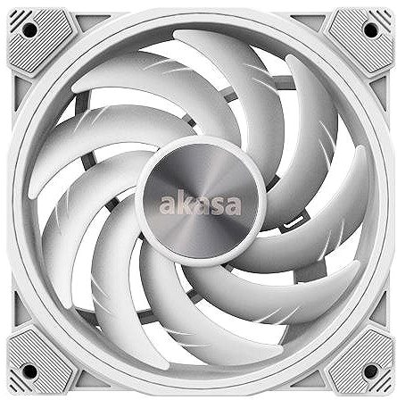 PC ventilátor AKASA SOHO AR 120 mm ARGB White Képernyő