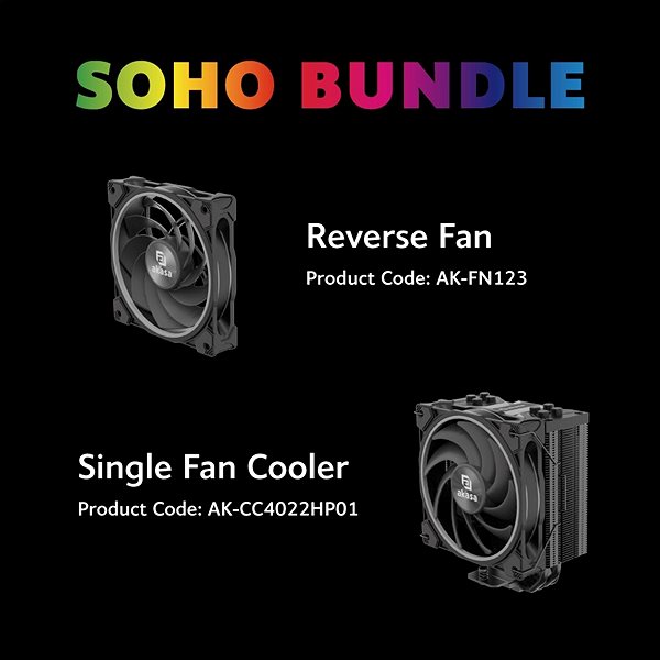 Processzor hűtő AKASA SOHO H4 Plus Reverse Kit ...