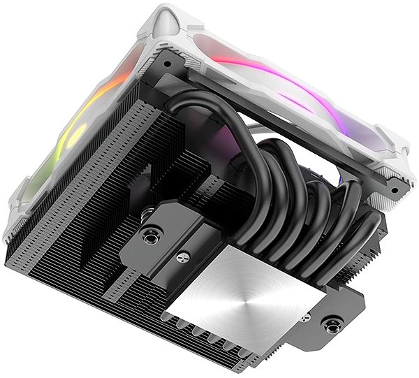 AKASA SOHO H6L M2 White CPU cooler.