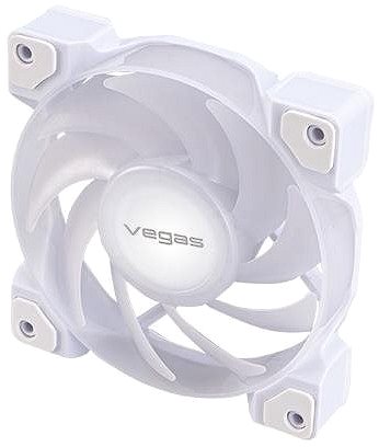 Ventilátor do PC AKASA VEGAS A12 White Bočný pohľad