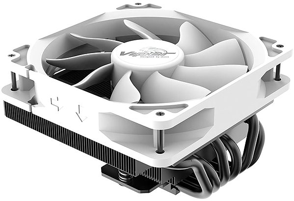 AKASA VIPER H6L M2 White CPU cooler.