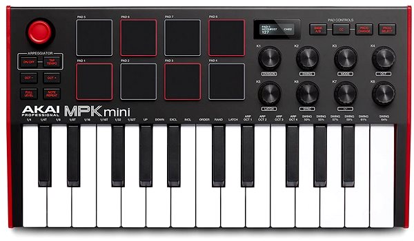 MIDI billentyűzet AKAI MPK mini MK3 ...