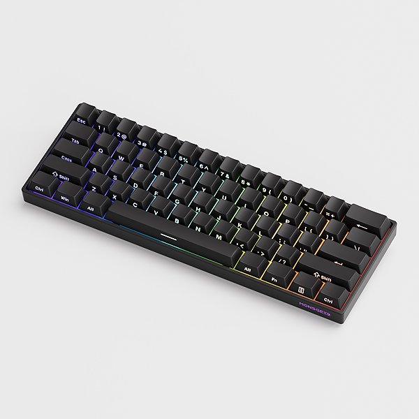 Gaming Keyboard AKKO MONSGEEK FUN60 Pro-ST Wired Black (Wired 8K Polling Rate) ...