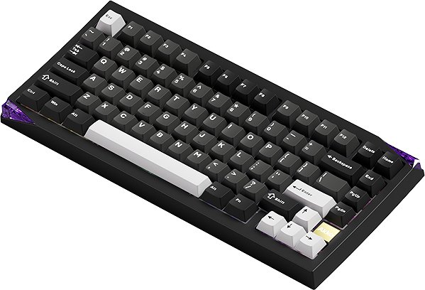 Billentyűzet AKKO Mineral 01 VIA Black&Silver ...