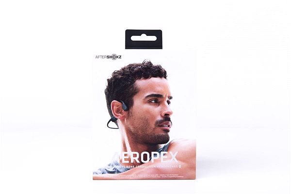 Wireless Headphones AfterShokz Aeropex Black Packaging/box