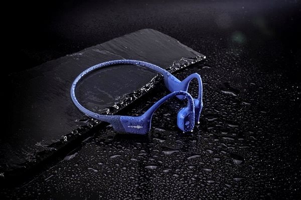 Wireless Headphones AfterShokz Aeropex Blue Lifestyle 2