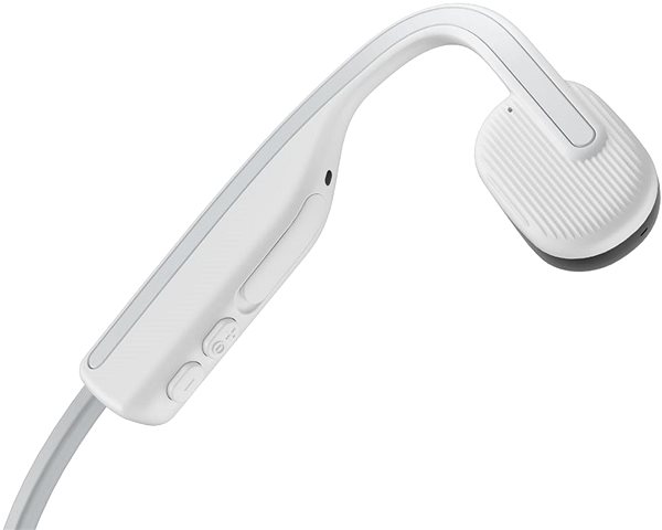 Wireless Headphones AfterShokz OpenMove White Lateral view