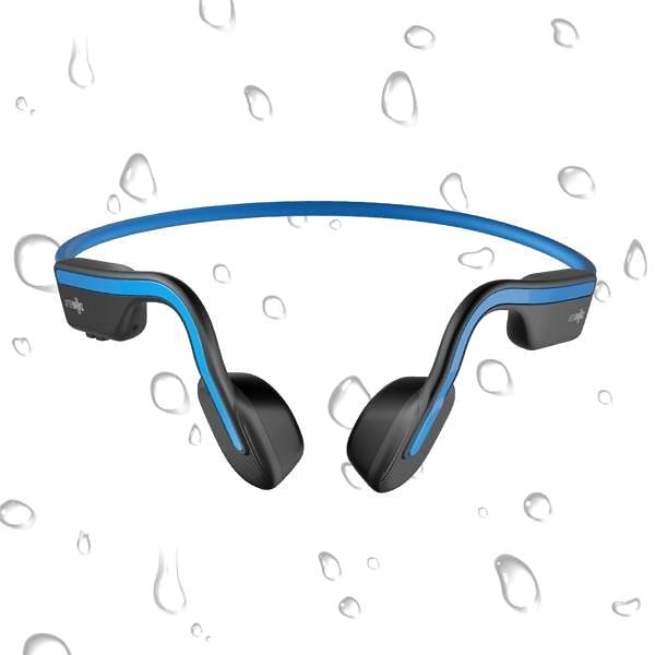 Bezdrátová sluchátka AfterShokz OpenMove modrá ...