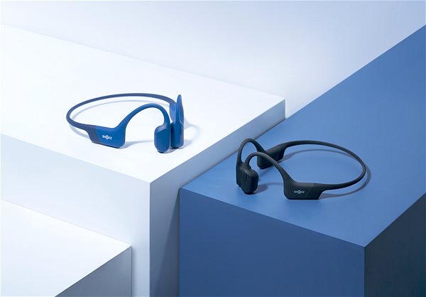 Vezeték nélküli fül-/fejhallgató Shokz OpenRun Mini csontvezetéses Bluetooth fejhallgató, fekete ...