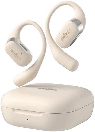 Wireless Headphones Shokz OpenFit, beige ...