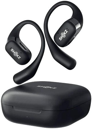 Wireless Headphones Shokz OpenFit, black ...
