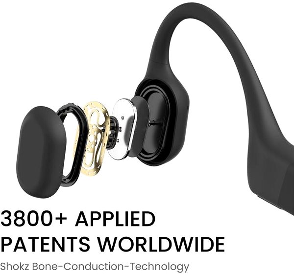 Shokz OpenRun USB-C Wireless Headphones Black .