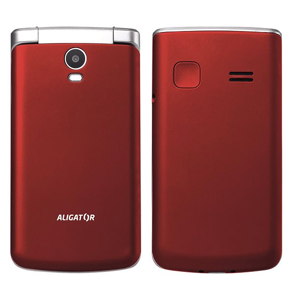 Mobile Phone ALIGATOR V710 Senior red Screen
