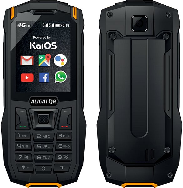 Mobilný telefón Aligator K50 eXtremo LTE oranžový Screen