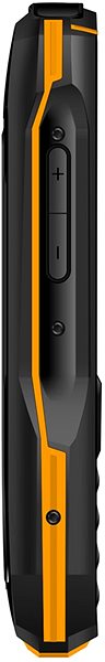 Mobilný telefón Aligator K50 eXtremo LTE oranžový Bočný pohľad