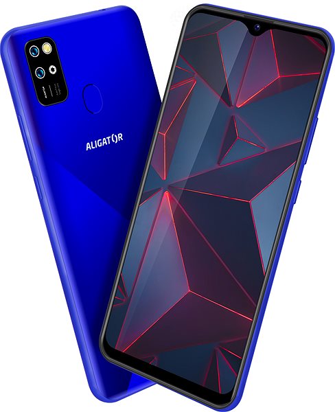 Mobiltelefon Aligator S6500 Duo Crystal 32 GB kék Lifestyle