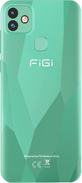 Mobiltelefon Aligator Figi Note1 64 GB zöld Hátoldal