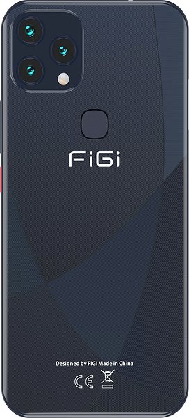 Mobilný telefón Aligator Figi Note 1S 128 GB čierny Zadná strana