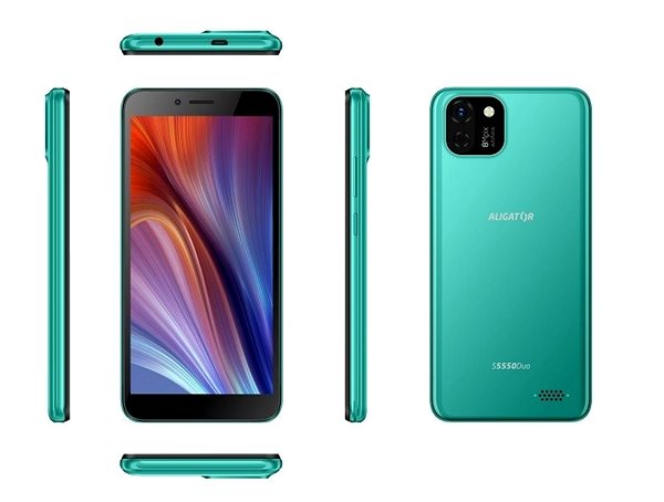 Mobile Phone Aligator S5550 Duo 16GB green ...