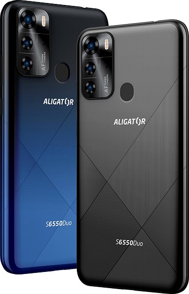 Mobiltelefon Aligator S6550 Duo 3GB/128GB fekete ...