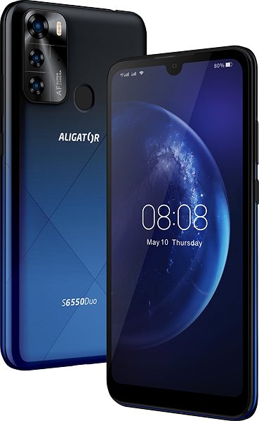 Mobiltelefon Aligator S6550 Duo 3 GB/128 GB kék ...