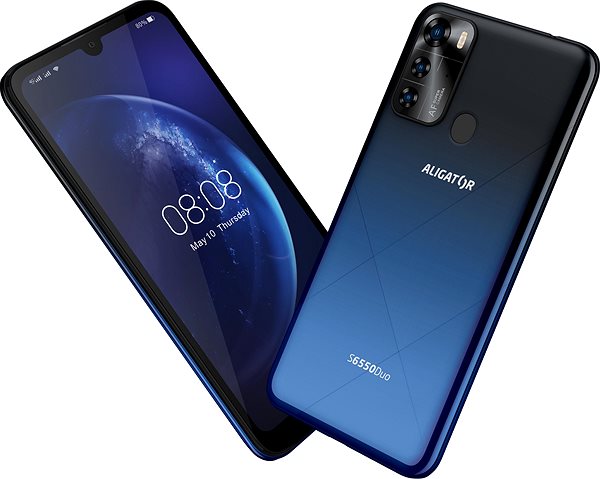 Mobiltelefon Aligator S6550 Duo 3GB/128GB kék ...