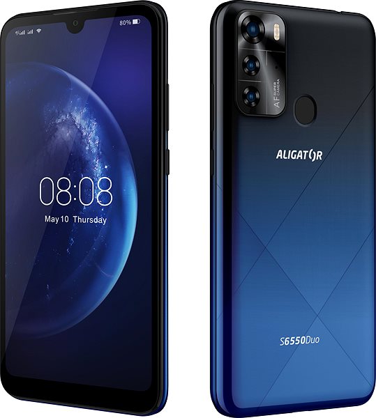 Mobilný telefón Aligator S6550 Duo 3 GB/128 GB modrá ...