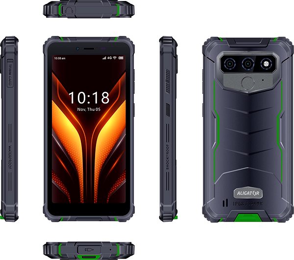 Mobile Phone Aligator RX850 eXtremo 4GB/64GB green ...