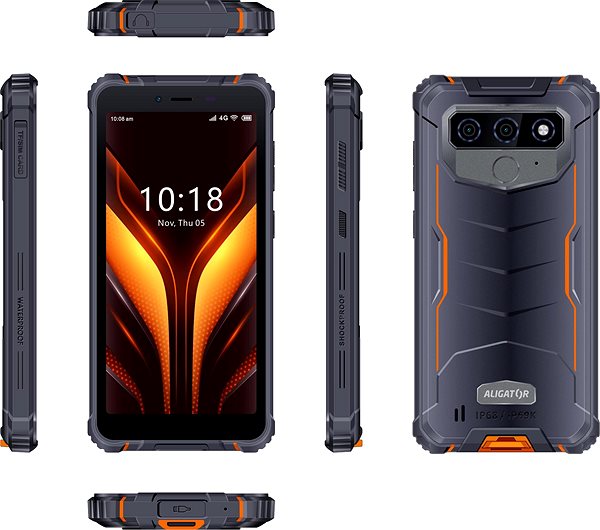 Mobile Phone Aligator RX850 eXtremo 4GB/64GB orange ...